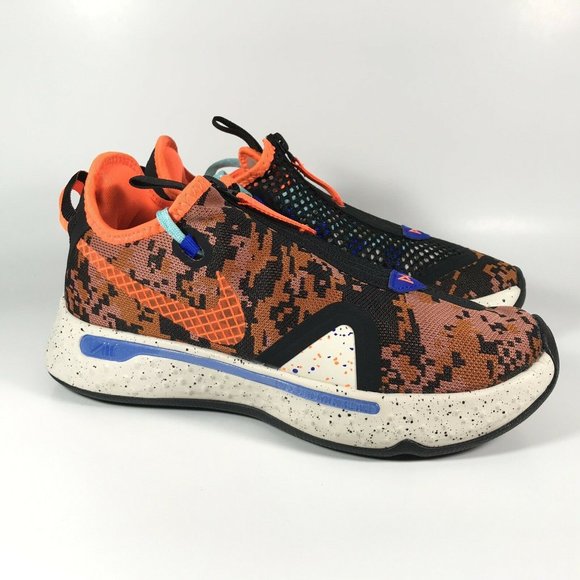 Nike PG 4 Digi Camo Paul George Basketball Sneaker - Picture 2 of 8
